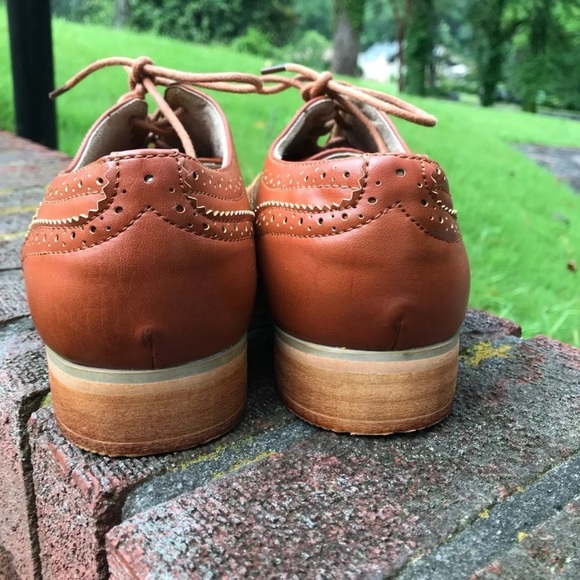 Men’s dress shoes 8 1/2 size -Brown by wanted - Picture 2 of 12